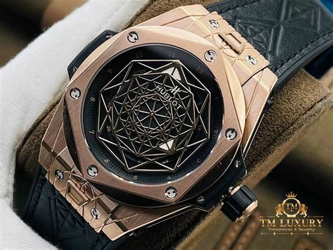 hublot sang bleu king gold fake|how to spot a Hublot.